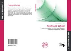 Buchcover von Ferdinand Schaal