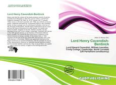 Copertina di Lord Henry Cavendish-Bentinck