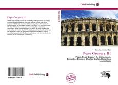 Capa do livro de Pope Gregory III 