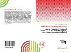 Portada del libro de Weston Cracroft Amcotts