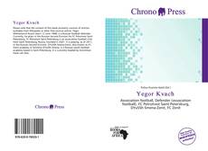 Buchcover von Yegor Kvach