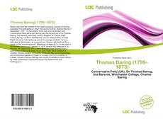 Thomas Baring (1799–1873) kitap kapağı