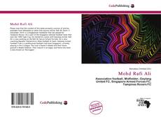 Bookcover of Mohd Rafi Ali