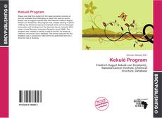 Обложка Kekulé Program