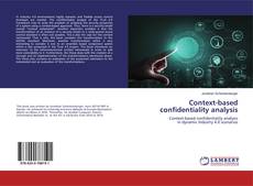 Bookcover of Context-based confidentiality analysis