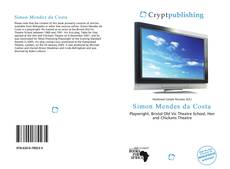 Bookcover of Simon Mendes da Costa