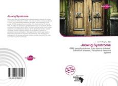 Portada del libro de Joswig Syndrome