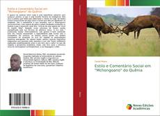 Portada del libro de Estilo e Comentário Social em "Mchongoano" do Quênia