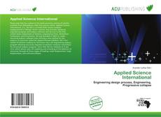 Copertina di Applied Science International