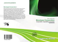 Portada del libro de Monotype Corporation