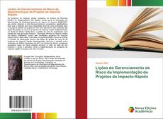 Portada del libro de Lições de Gerenciamento de Risco da Implementação de Projetos de Impacto Rápido