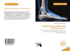 Buchcover von Leukocyte Adhesion Deficiency-1