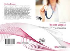 Menkes Disease kitap kapağı