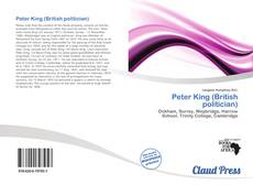 Portada del libro de Peter King (British politician)