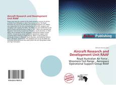 Portada del libro de Aircraft Research and Development Unit RAAF