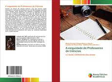 Couverture de A exiguidade de Professores de Ciências