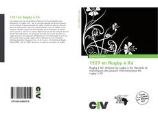 Buchcover von 1927 en Rugby à XV