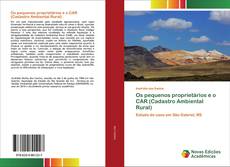 Buchcover von Os pequenos proprietários e o CAR (Cadastro Ambiental Rural)