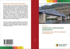 Buchcover von Análise dos conhecimentos matemáticos