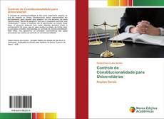 Buchcover von Controle de Constitucionalidade para Universitários