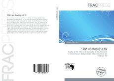 Capa do livro de 1961 en Rugby à XV 