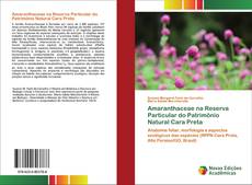 Capa do livro de Amaranthaceae na Reserva Particular do Patrimônio Natural Cara Preta 