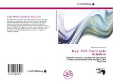 Capa do livro de Iraqi 36th Commando Battalion 