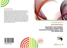 Portada del libro de Joe Harrison