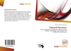 Couverture de Edward Horsman