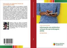 Capa do livro de Informação em ambientes virtuais de aprendizagem (AVA) 