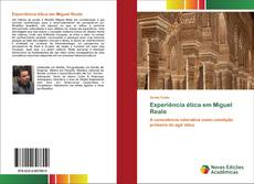 Capa do livro de Experiência ética em Miguel Reale 