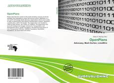 Copertina di OpenPlans