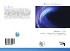 Portada del libro de Hans Eklund