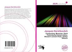 Capa do livro de Jacques Gershkovitch 