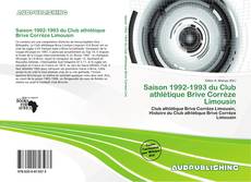 Buchcover von Saison 1992-1993 du Club athlétique Brive Corrèze Limousin