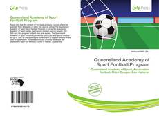 Queensland Academy of Sport Football Program的封面
