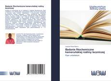 Bookcover of Badanie fitochemiczne kameruńskiej rośliny leczniczej