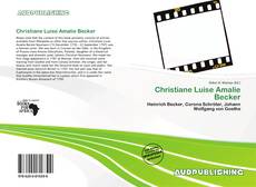 Portada del libro de Christiane Luise Amalie Becker