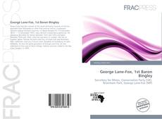 George Lane-Fox, 1st Baron Bingley kitap kapağı