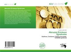 Abruzzo Erickson Syndrome的封面