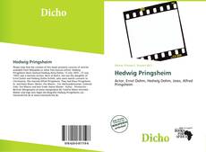 Bookcover of Hedwig Pringsheim