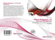 William Bridgeman, 1st Viscount Bridgeman kitap kapağı