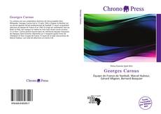 Bookcover of Georges Carnus