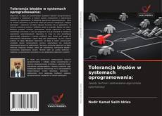 Couverture de Tolerancja błędów w systemach oprogramowania: