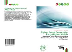 Capa do livro de Afghan Social Democratic Party (Afghan Mellat) 