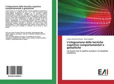 Capa do livro de L'integrazione delle tecniche cognitivo comportamentali e gestaltiche 