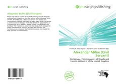 Buchcover von Alexander Milne (Civil Servant)