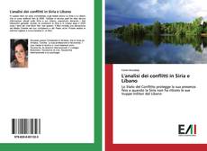 Buchcover von L'analisi dei conflitti in Siria e Libano