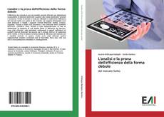 Copertina di L'analisi e la prova dell'efficienza della forma debole