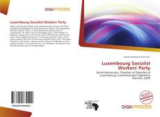 Bookcover of Luxembourg Socialist Workers' Party